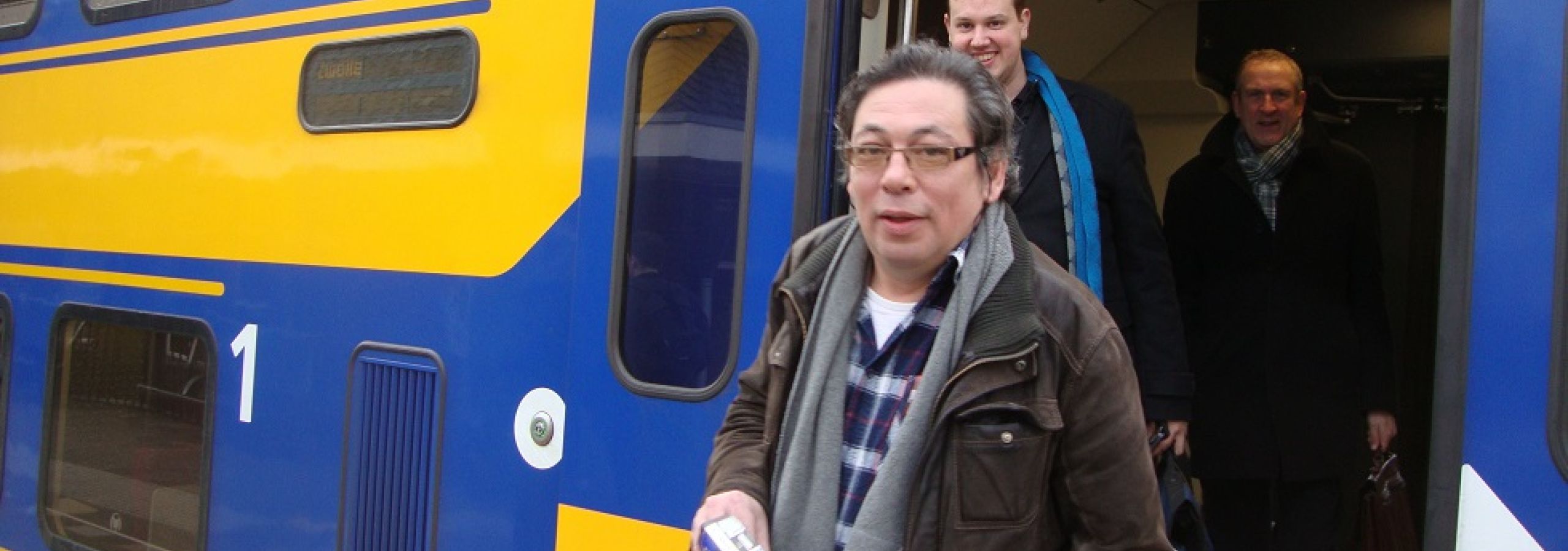 Aldo in de nieuwe Intercity