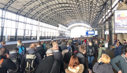 thumb 20190329 Haarlem station drukte