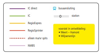 Limburg OV netwerk legenda