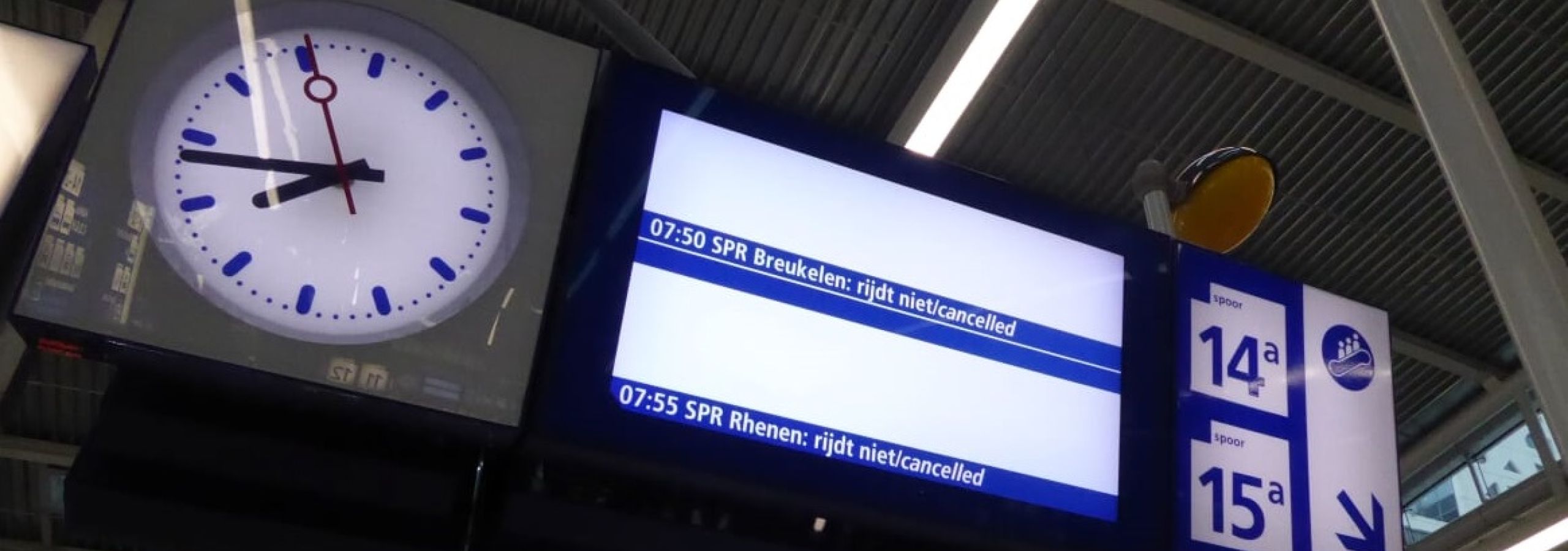 Trein rijdt niet