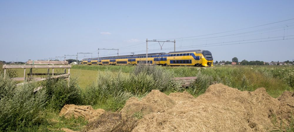 NS-trein bij Alkmaar