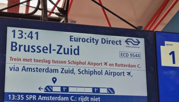 Info trein naar Brussel
