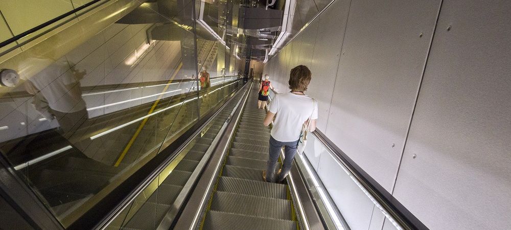 Roltrap metrostation Amsterdam