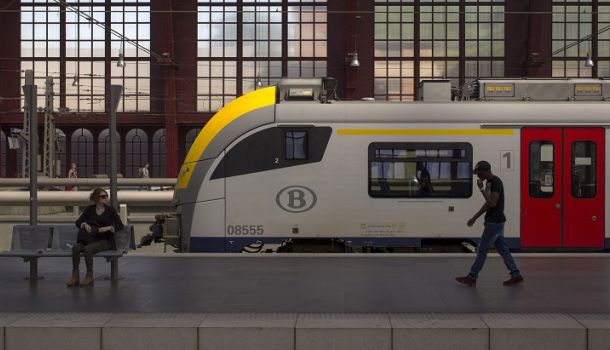Trein in Antwerpen
