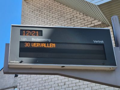 Halte vervallen