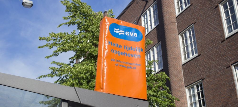 Bushalte GVB opgeheven